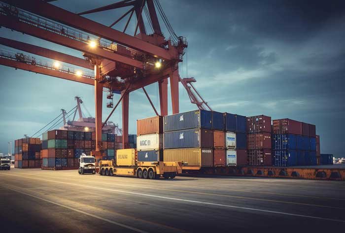 Container terminal and supply chain visibility